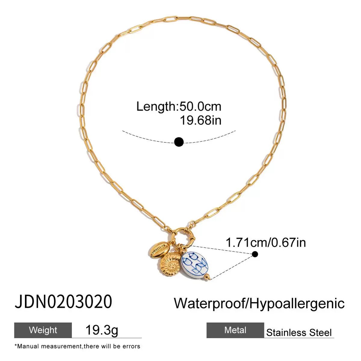 Charm chains necklace