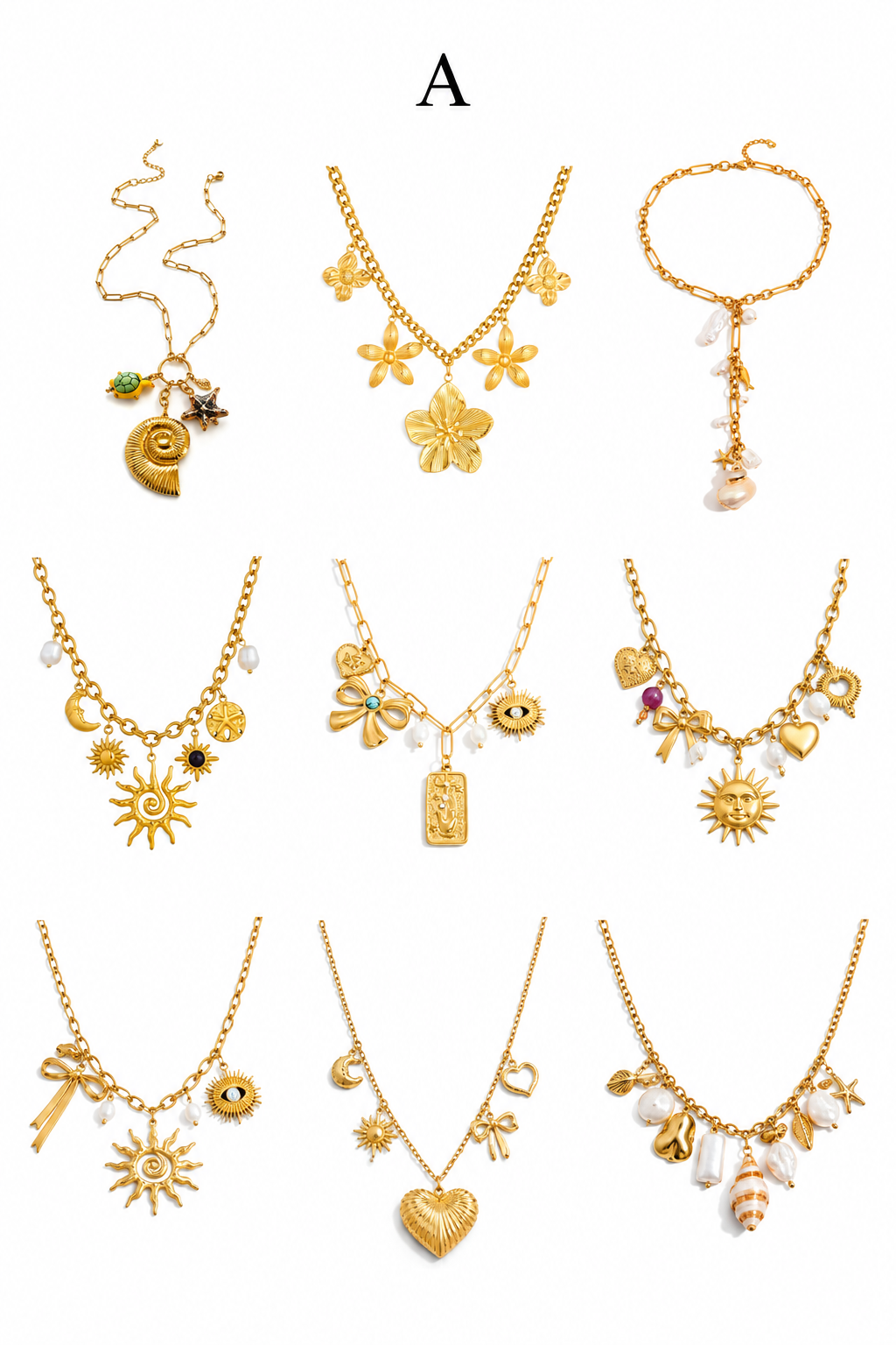 Bondi Yuki summer handmade  charm necklaces