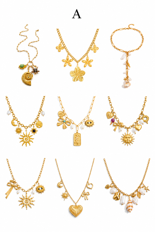 Bondi Yuki summer handmade  charm necklaces