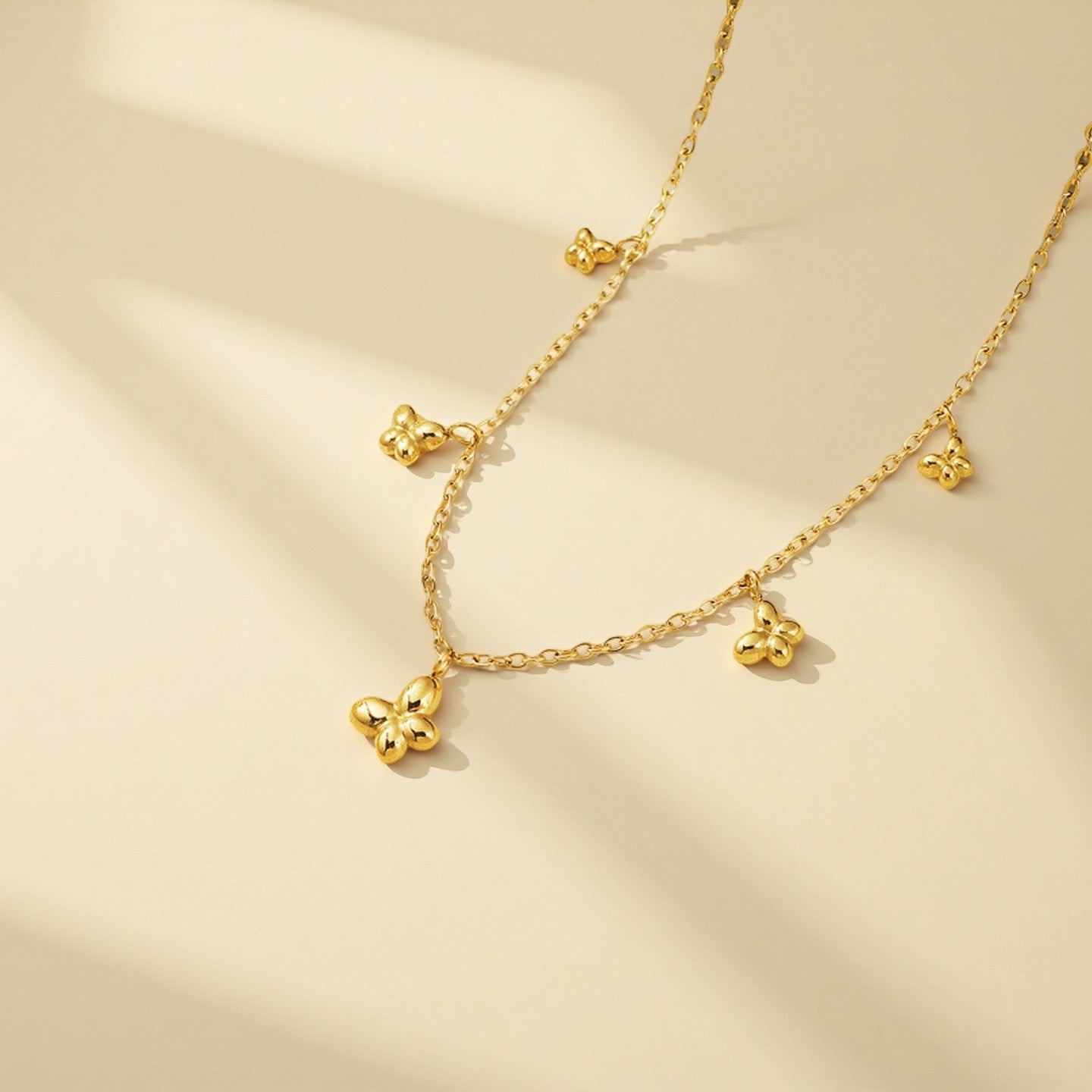 Dainty butterfly necklace