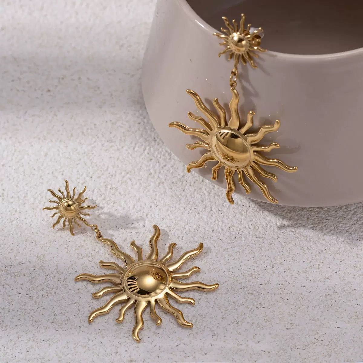 Sun earrings collection