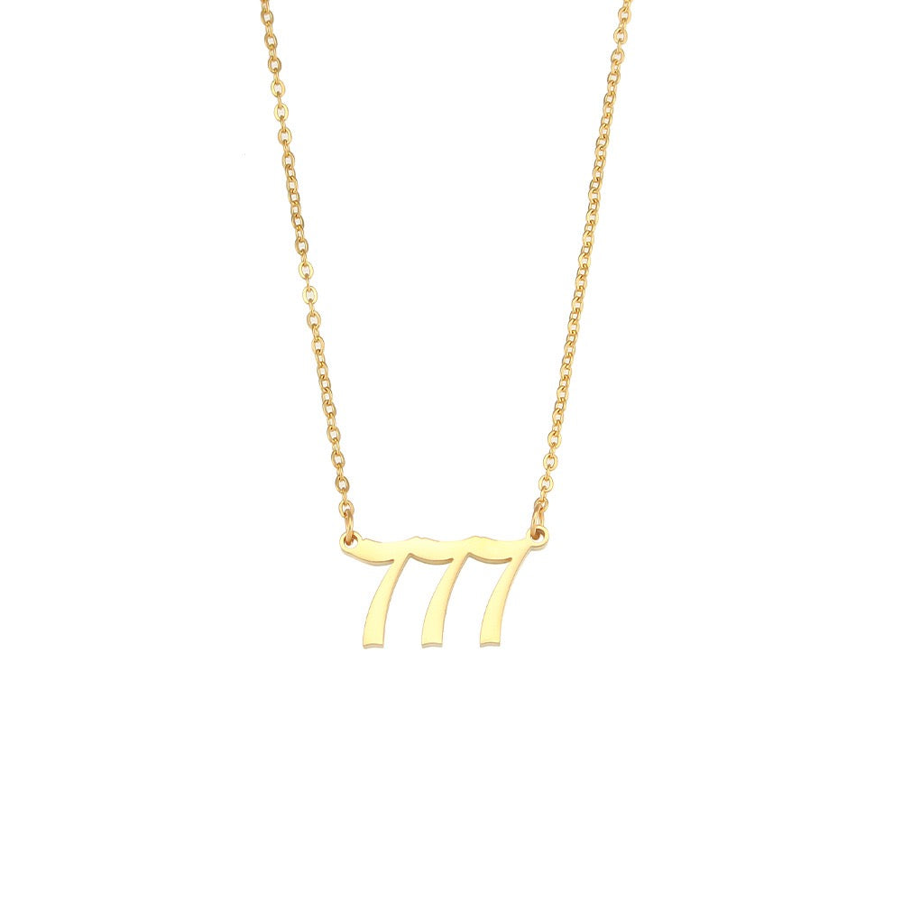 Angel's number necklace