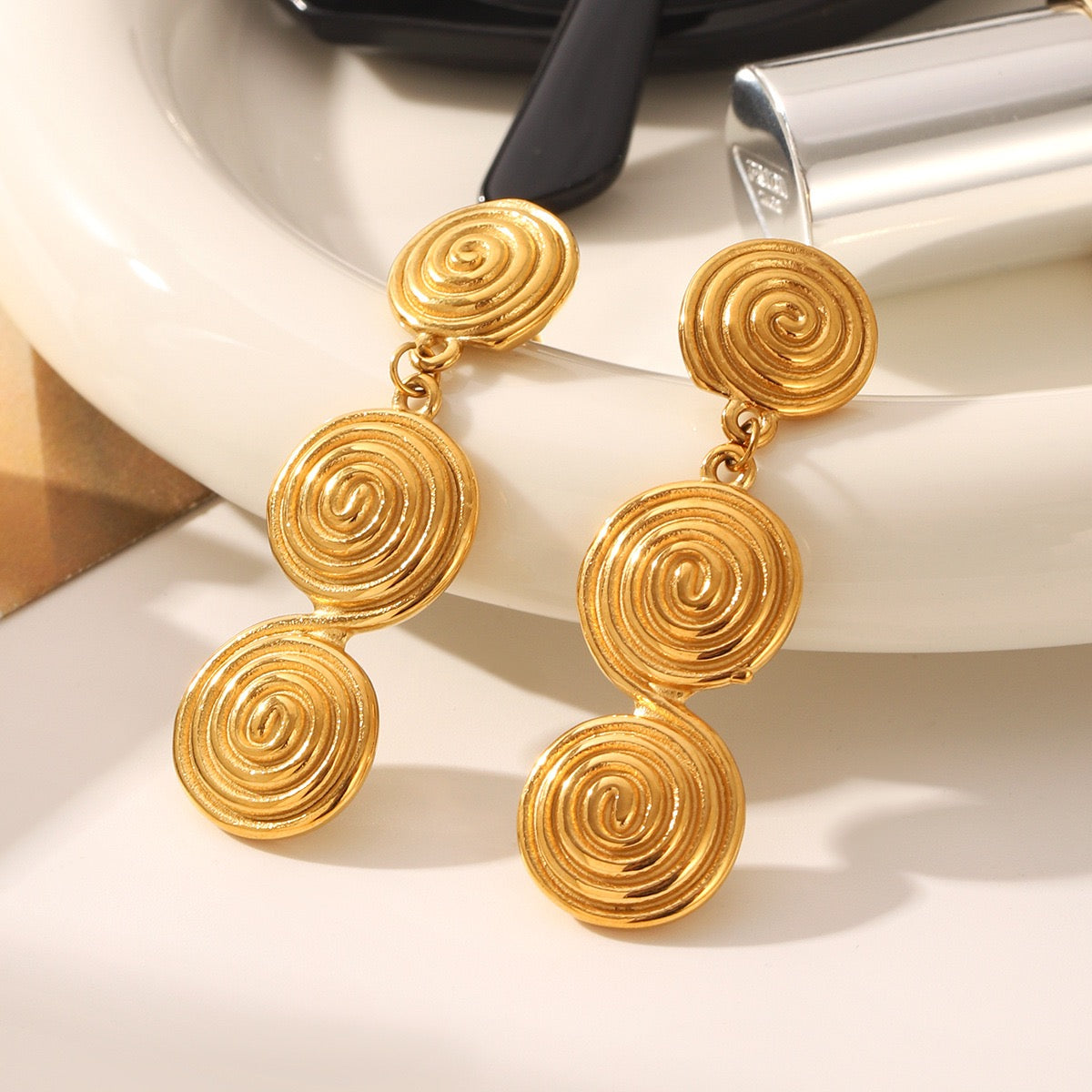 Rita Swirls earrings