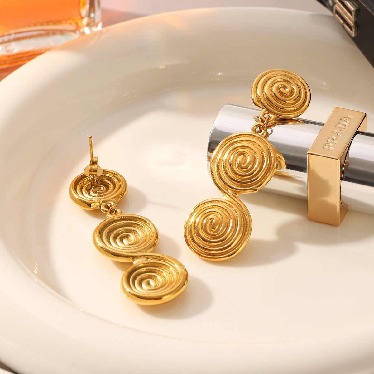 Rita Swirls earrings