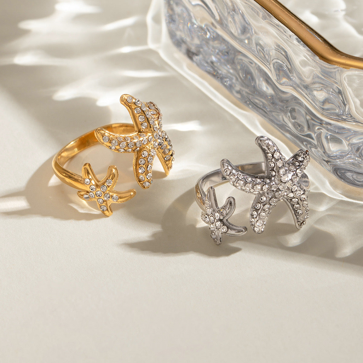 Turlock Shinning sea star rings