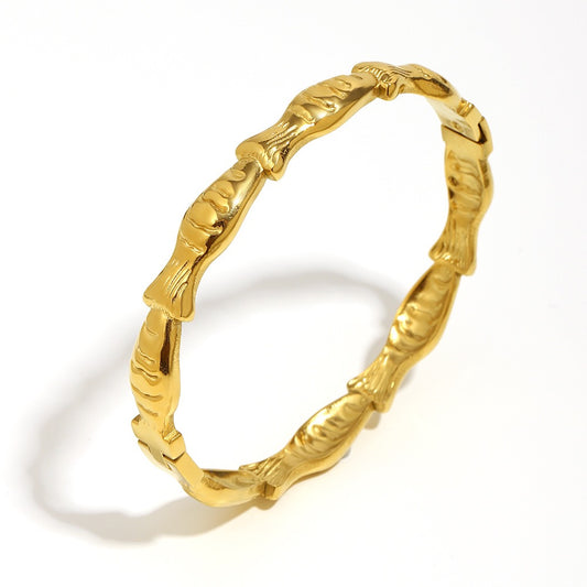 Gold fish bangle
