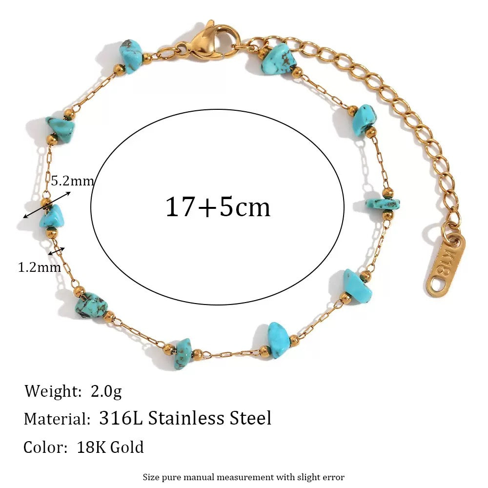 Pitt Blue turquoise set