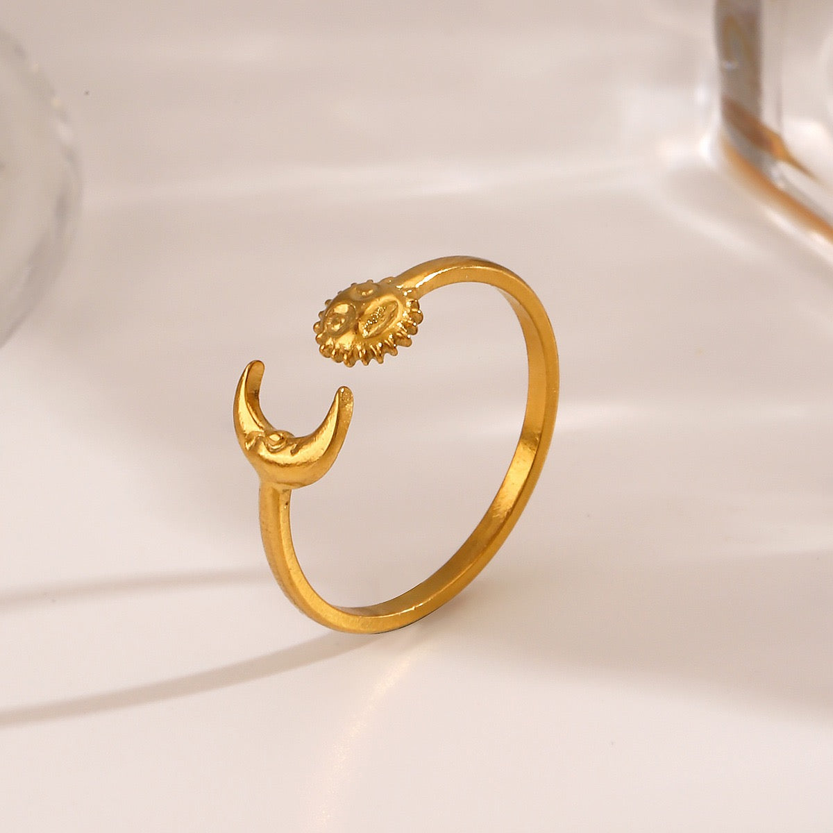 Lou Sun and moon rings