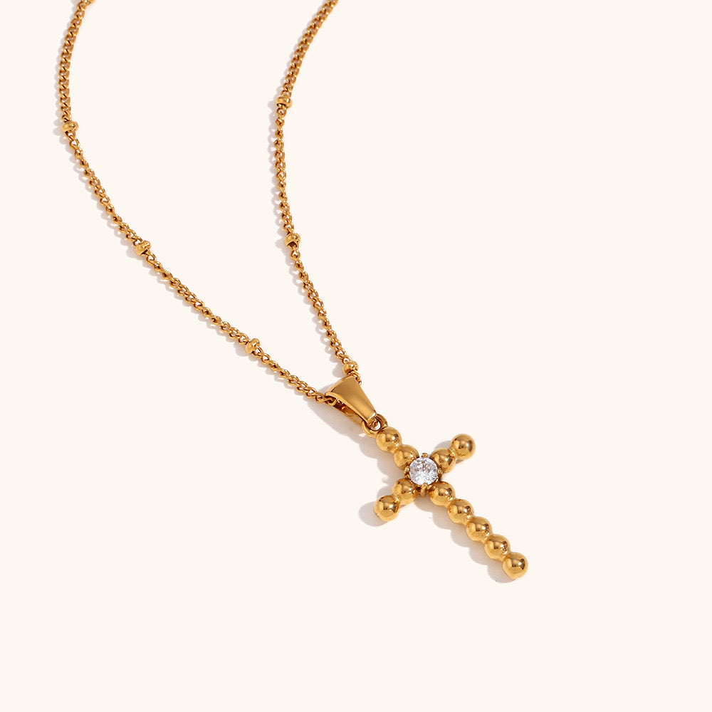 Parker Shinning cross necklace