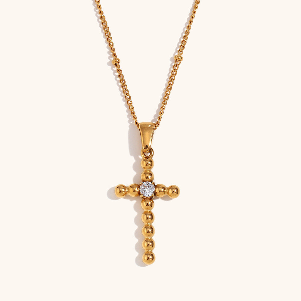 Parker Shinning cross necklace