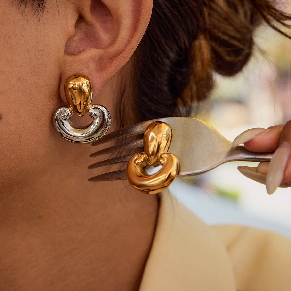 Tasmine chubby earrings