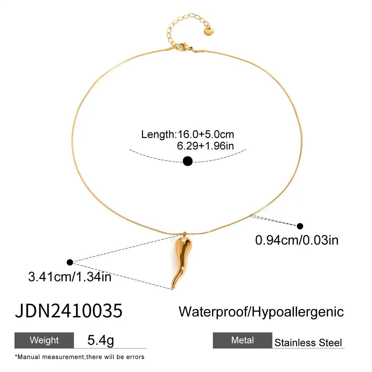 Conchella Chilli necklace