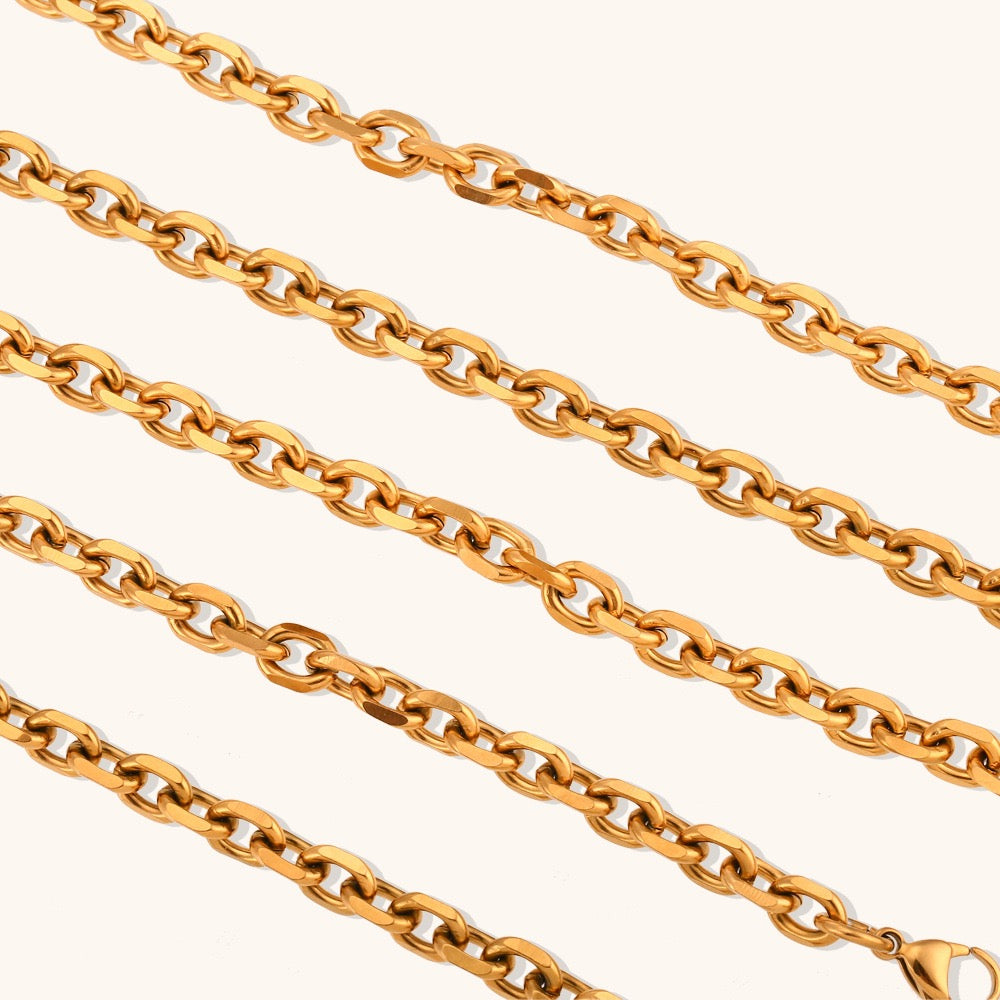 Faith Round chains necklace set