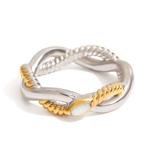 Twist snake ring
