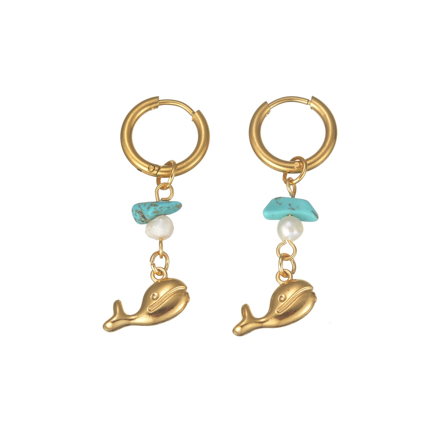 Green stone ocean hoops