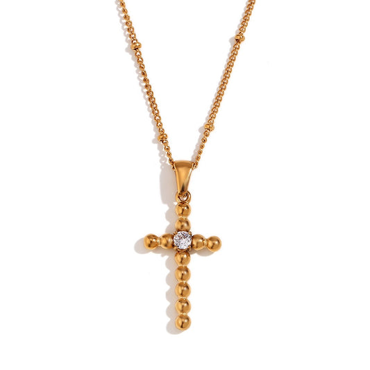 Parker Shinning cross necklace
