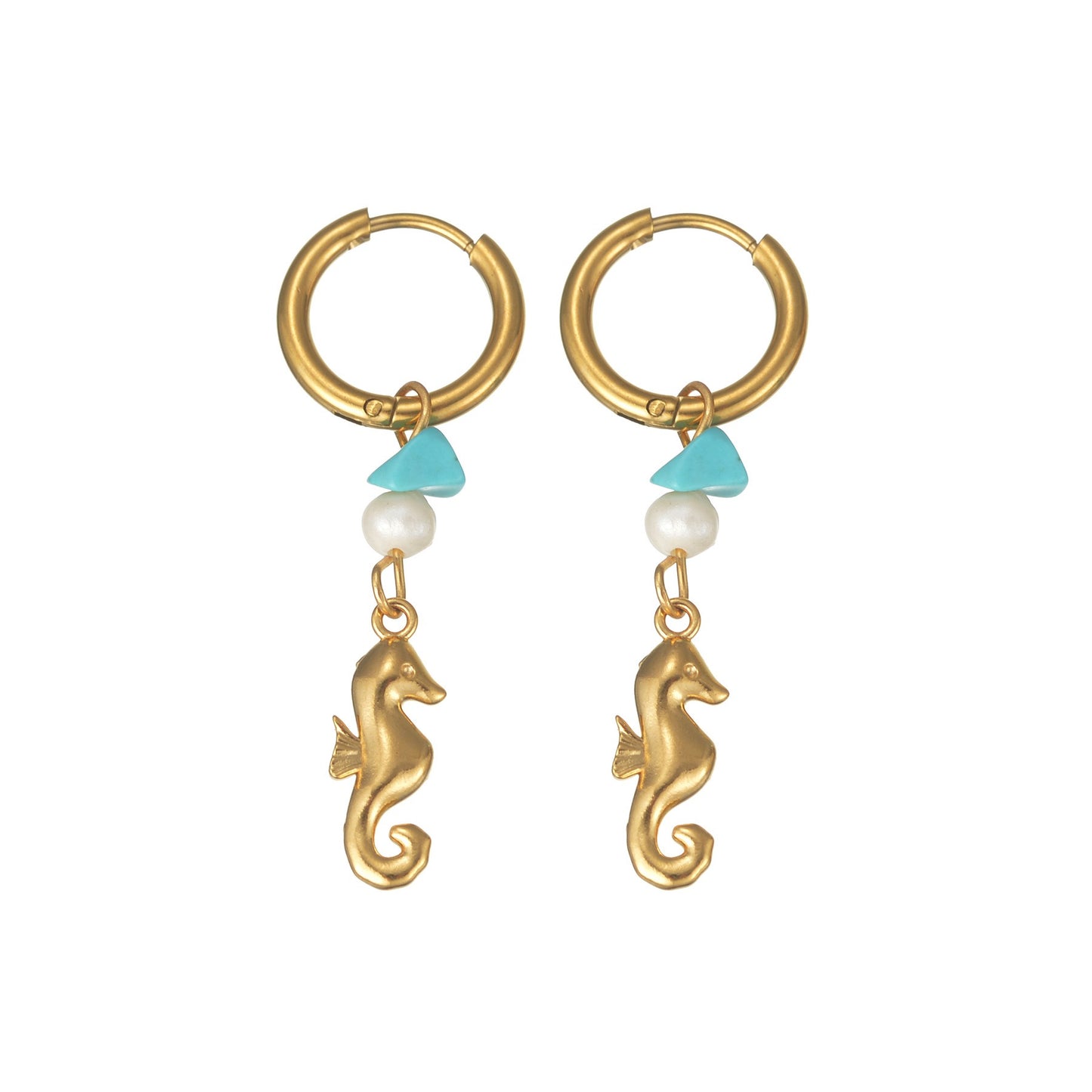 Green stone ocean hoops