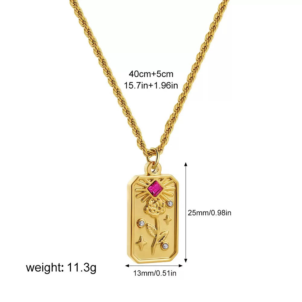 Tarot cards necklaces