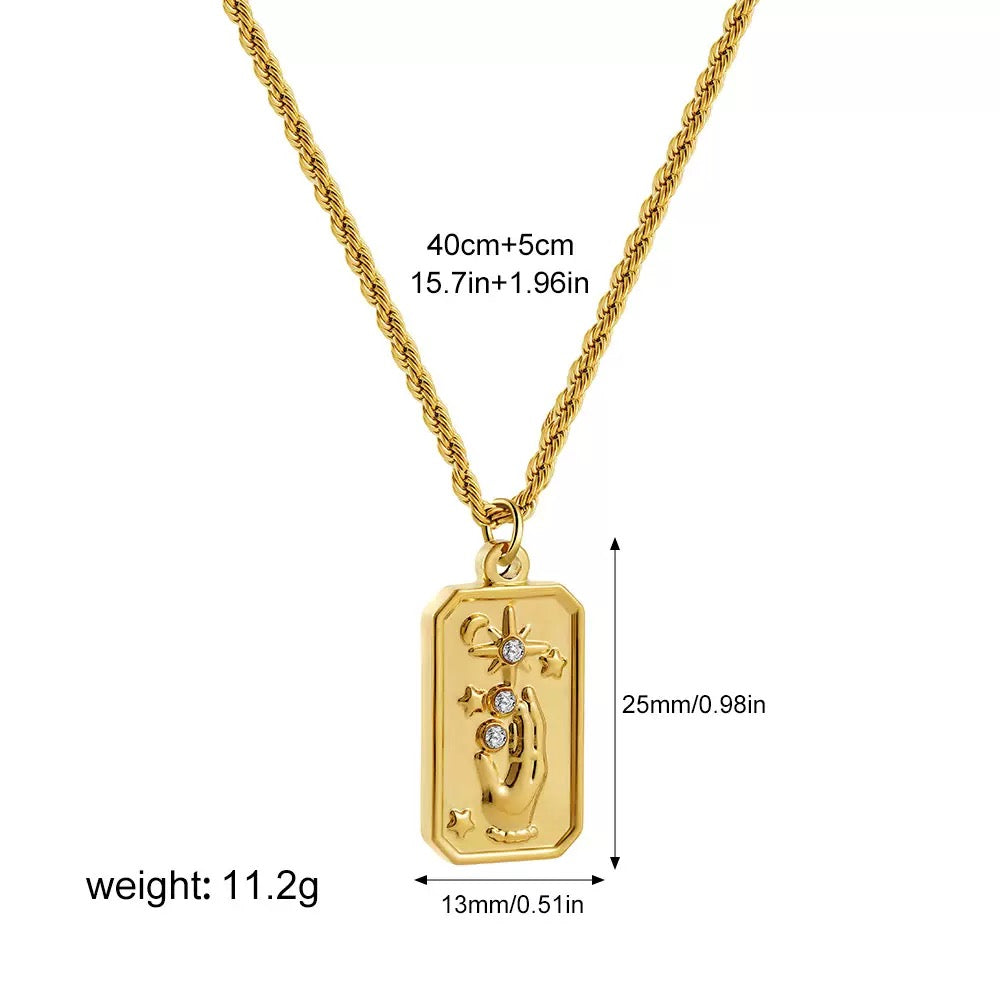 Tarot cards necklaces