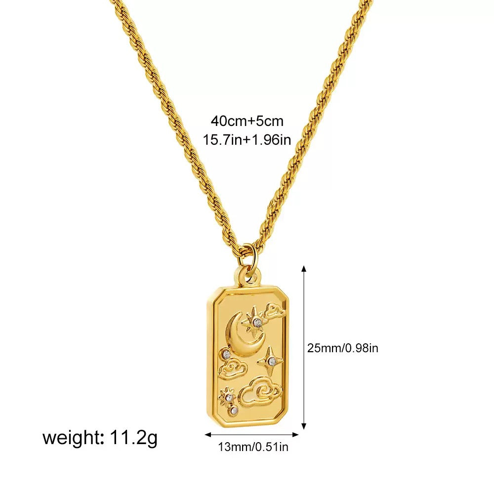 Tarot cards necklaces