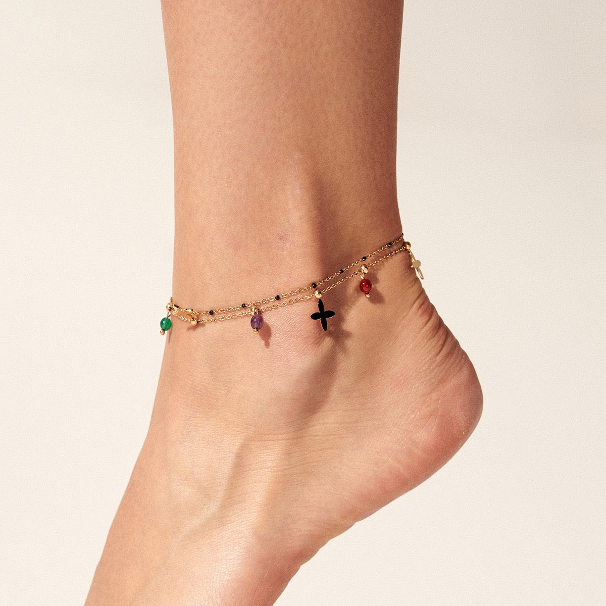 Double star anklets