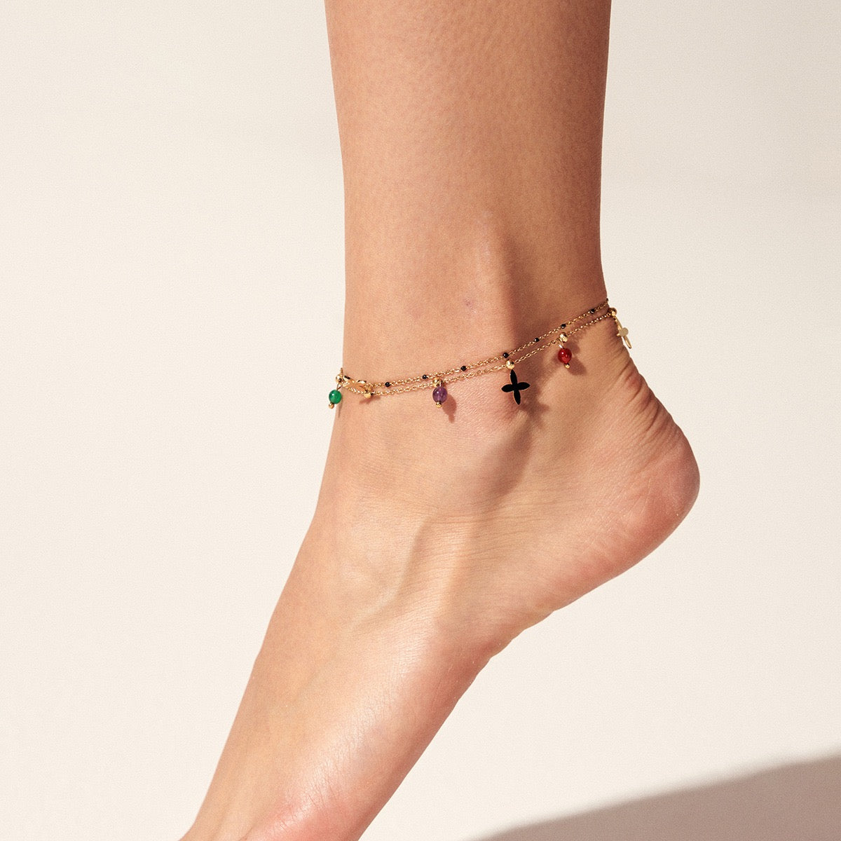 Double star anklets