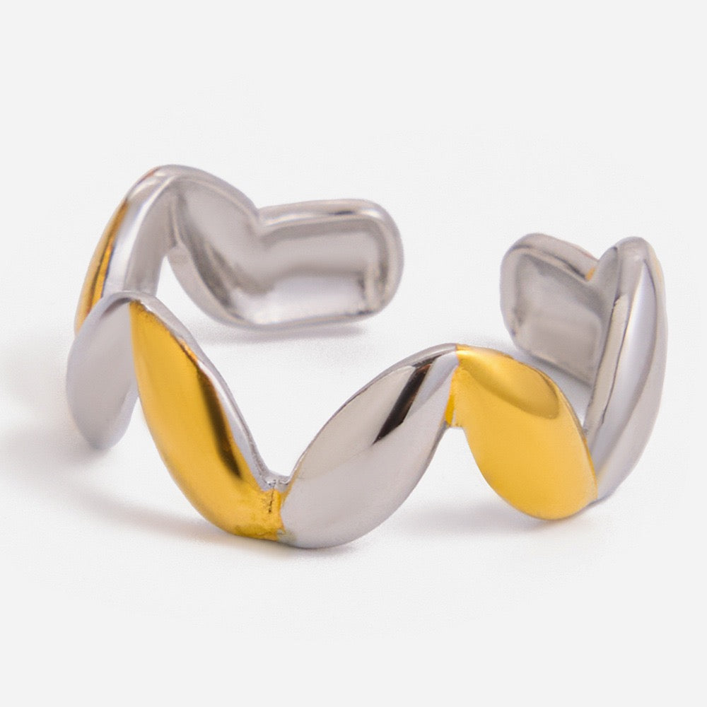 Two tones wave rings