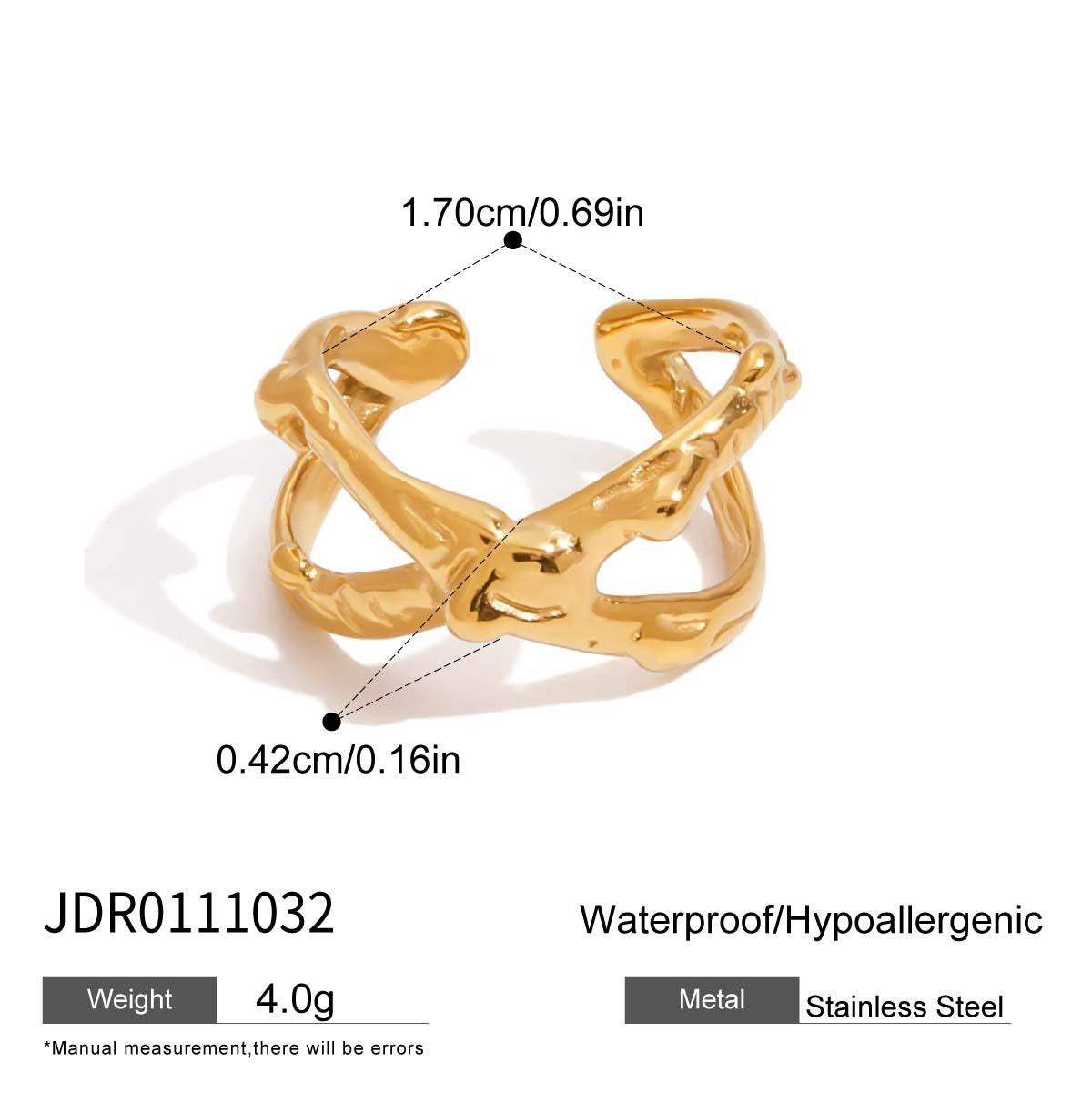 Two tones wave rings