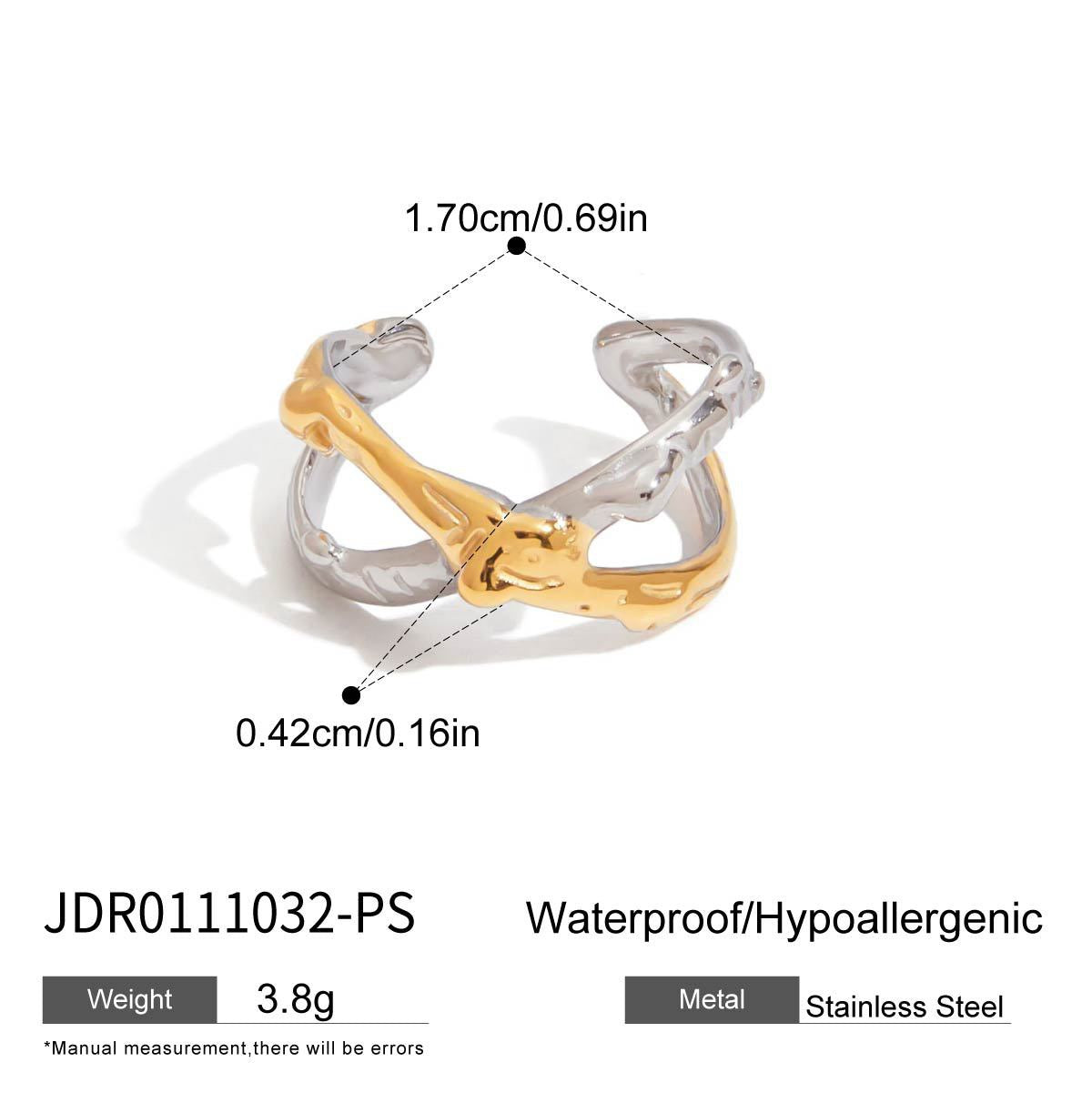 Two tones wave rings