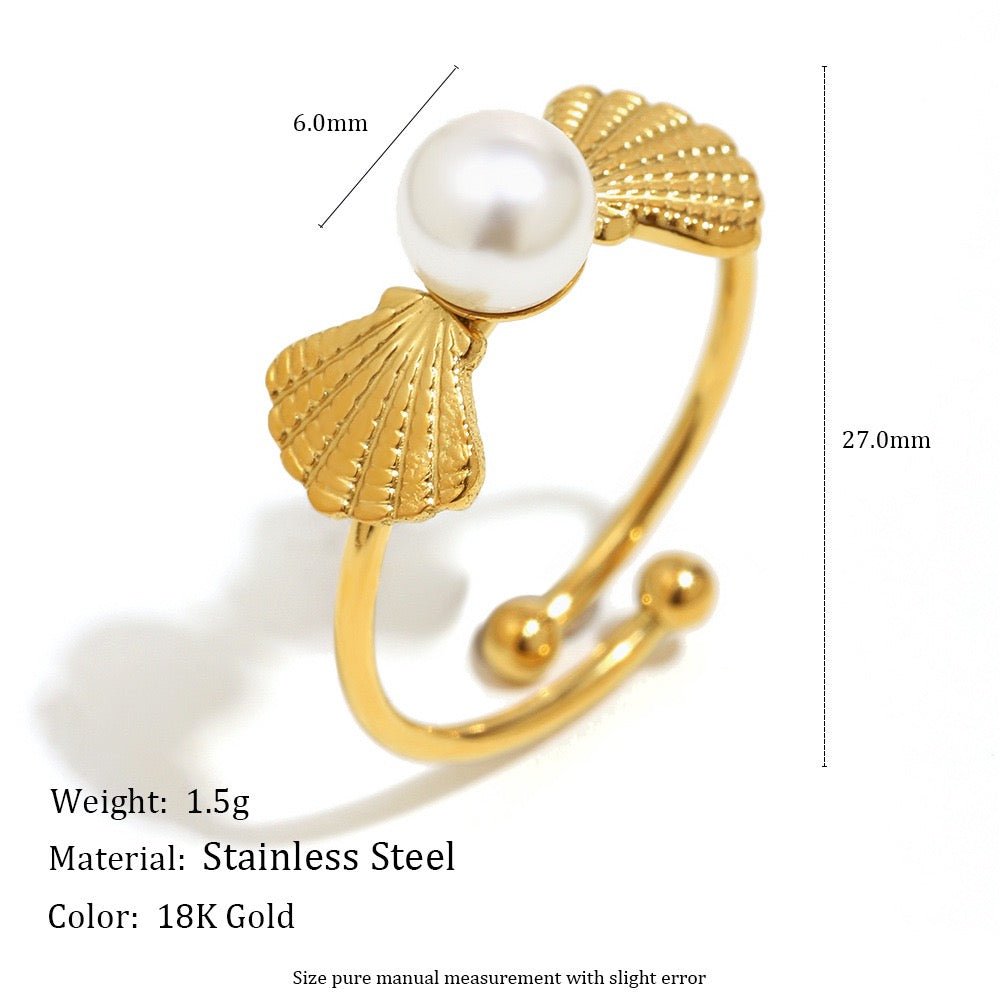 Bolla shell pearly rings