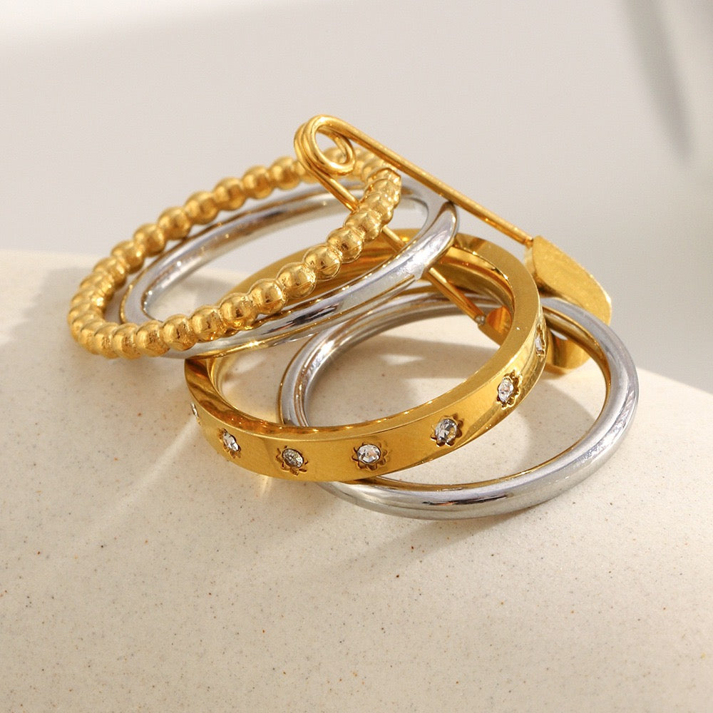 Penny pin layer ring