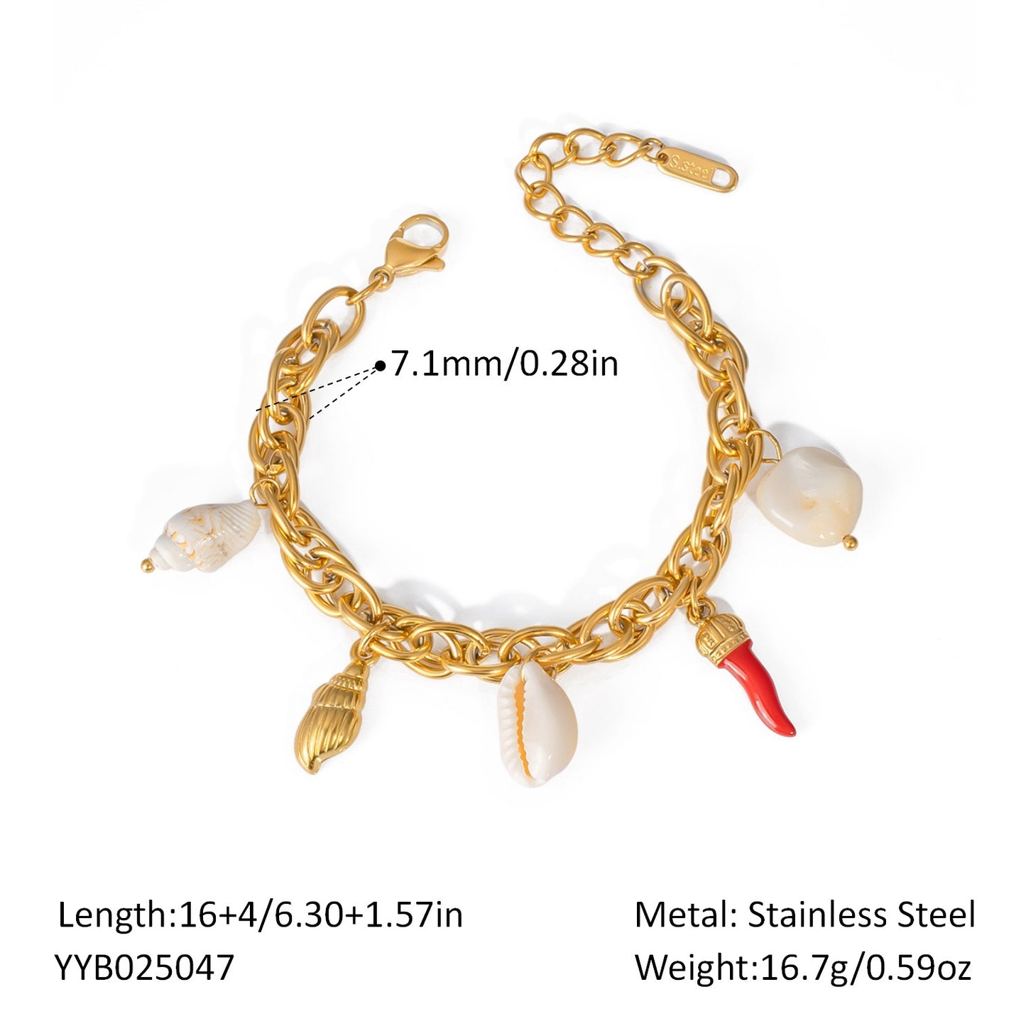 Ocean charm bracelets