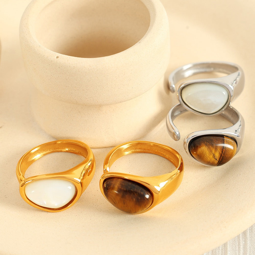 Carina stone rings