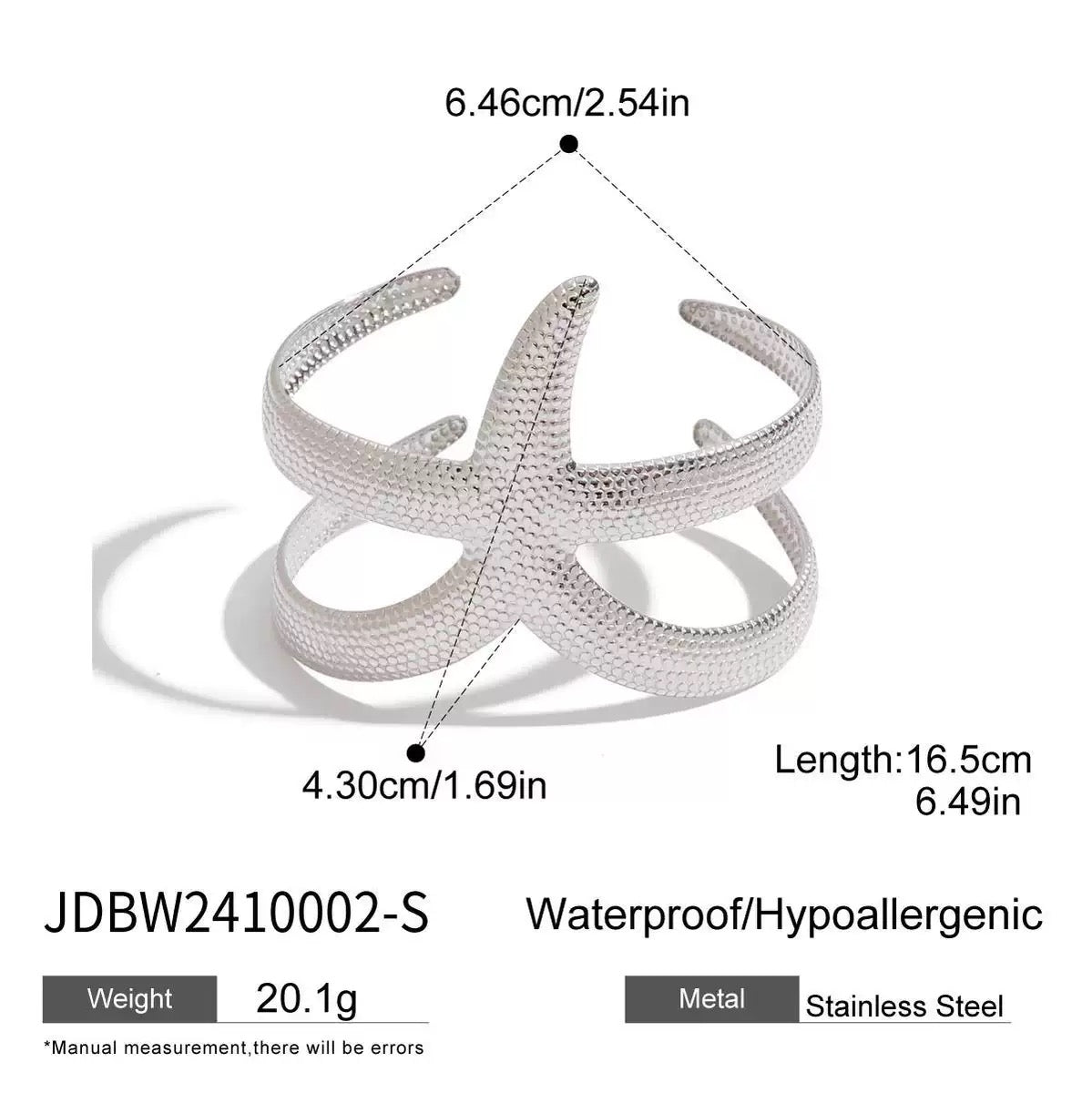 Big starfish bangle