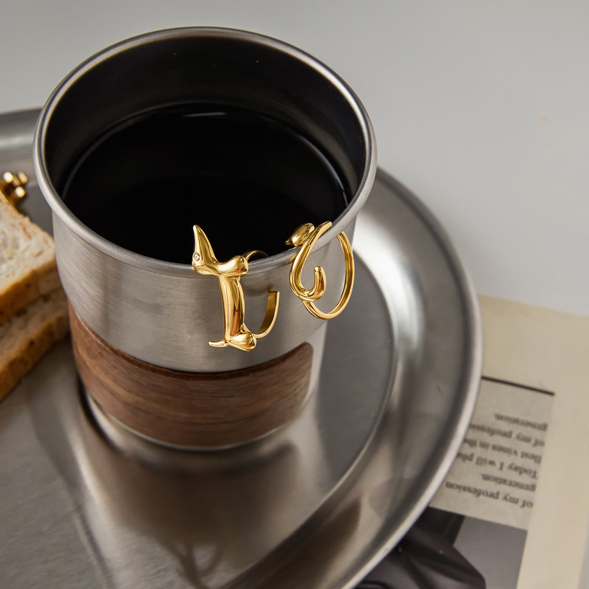 My lovely Cat and dog rings