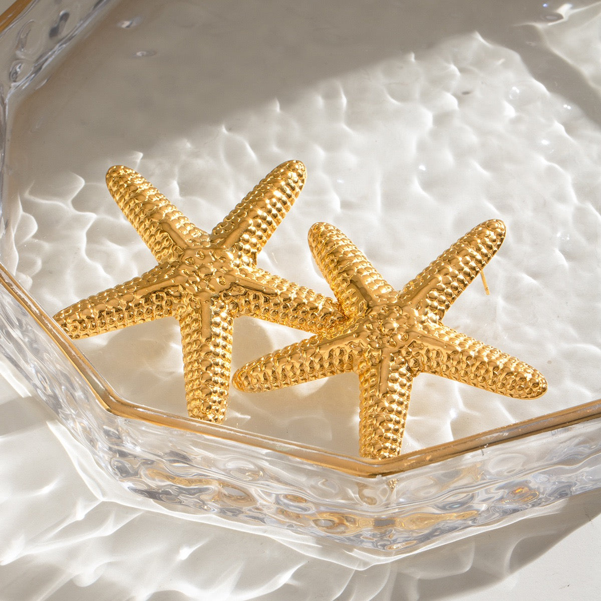 Anderson Big starfish earrings