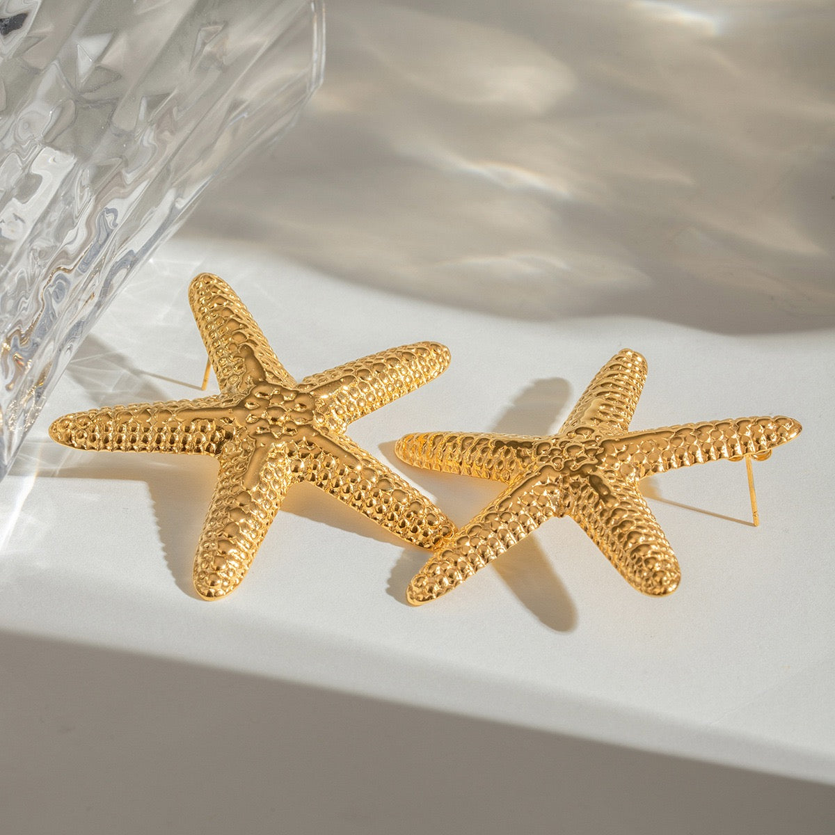Anderson Big starfish earrings