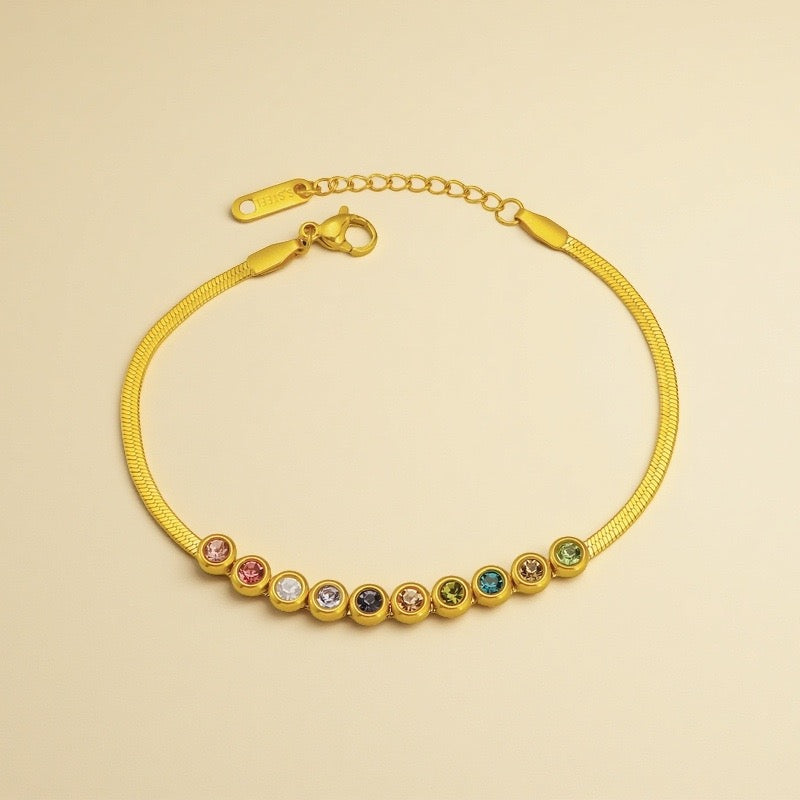 Norman zircon stone bracelet