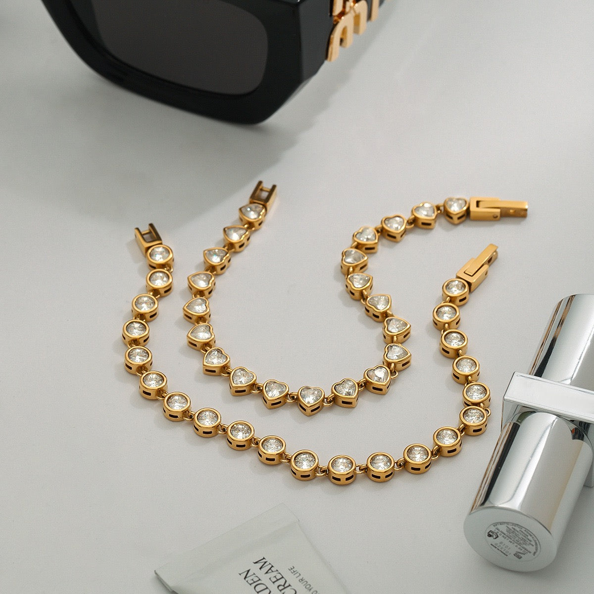 zircon shine rock bracelets