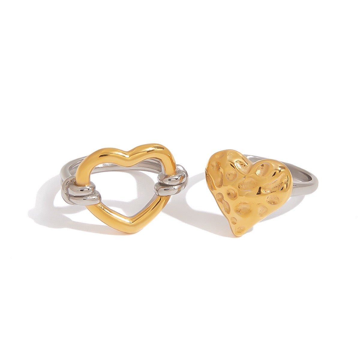Mix heart rings