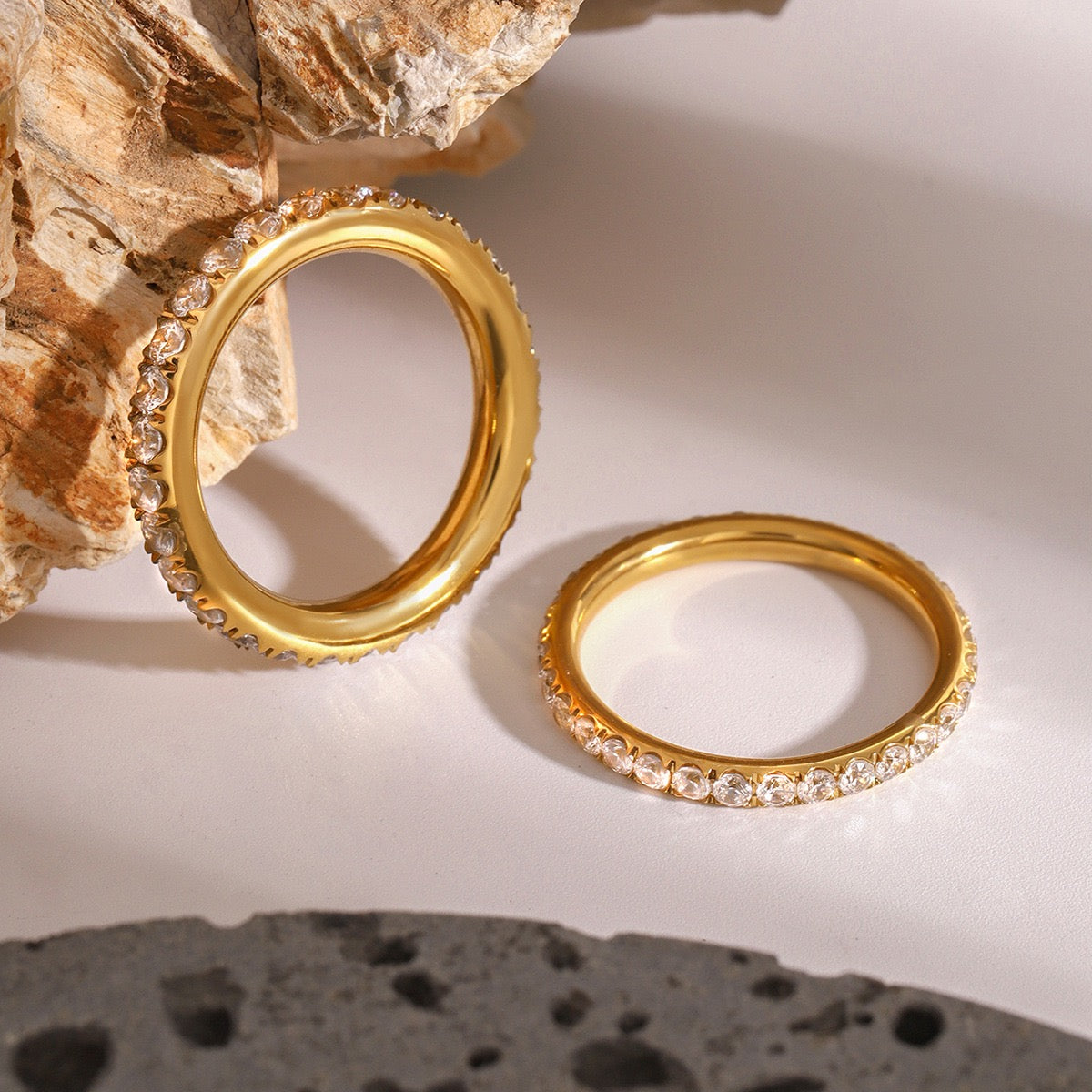 zircon hoop ring
