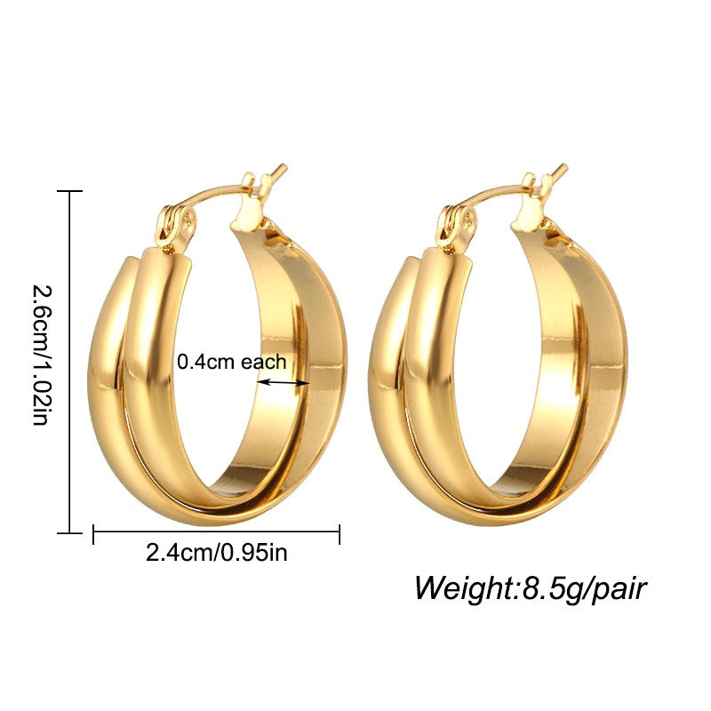 Cita twisty earrings