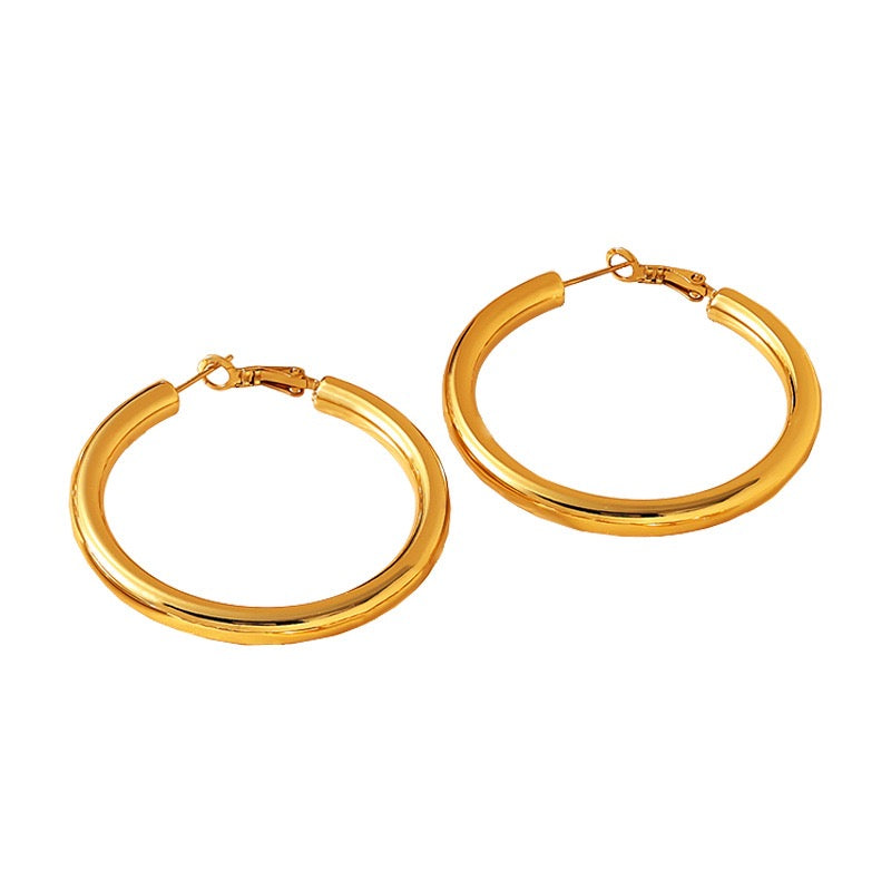 Burma hoop earrings