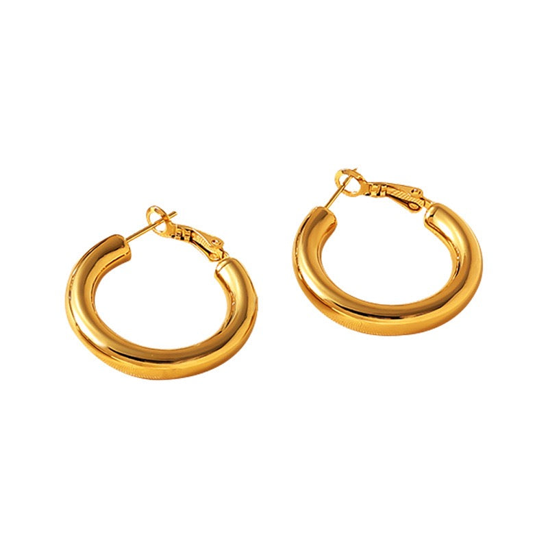 Burma hoop earrings