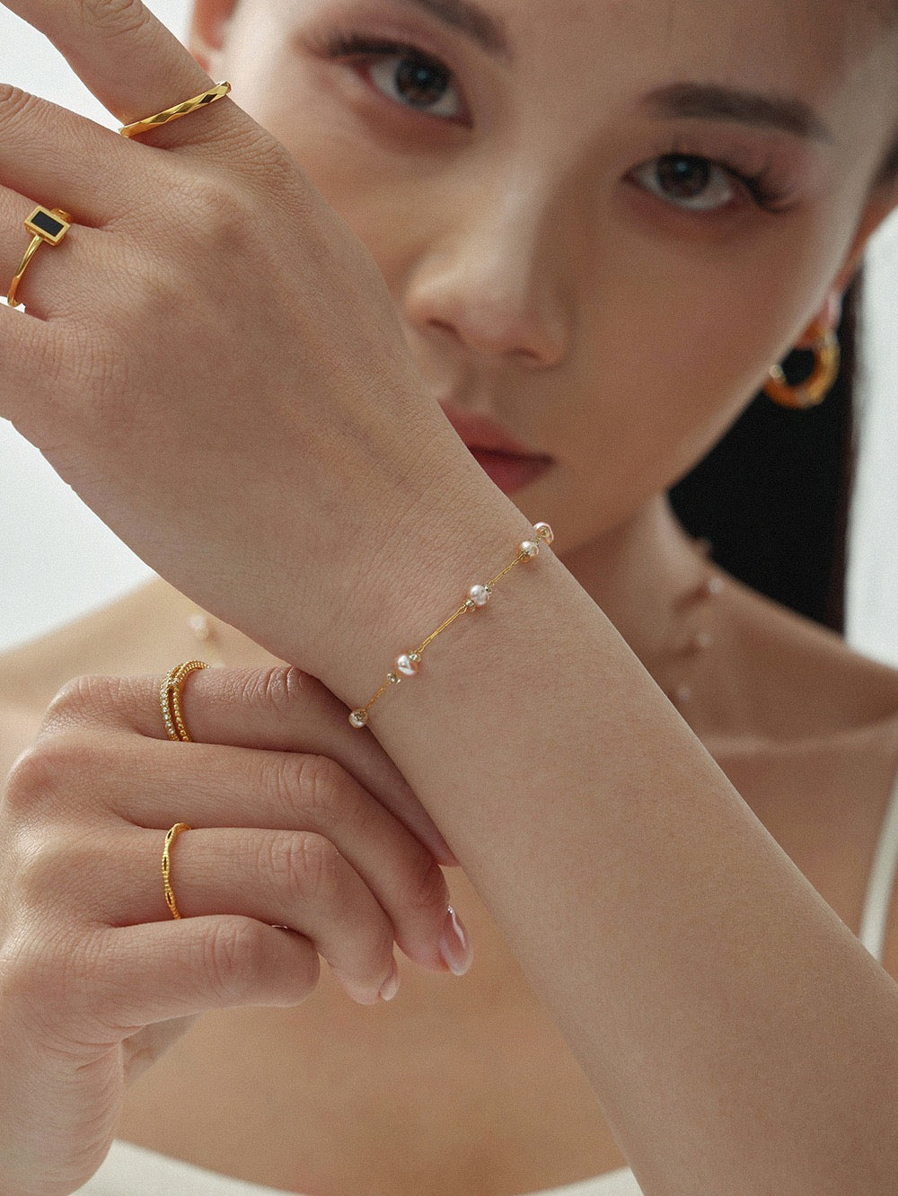 Dainty freshwater Pearls set