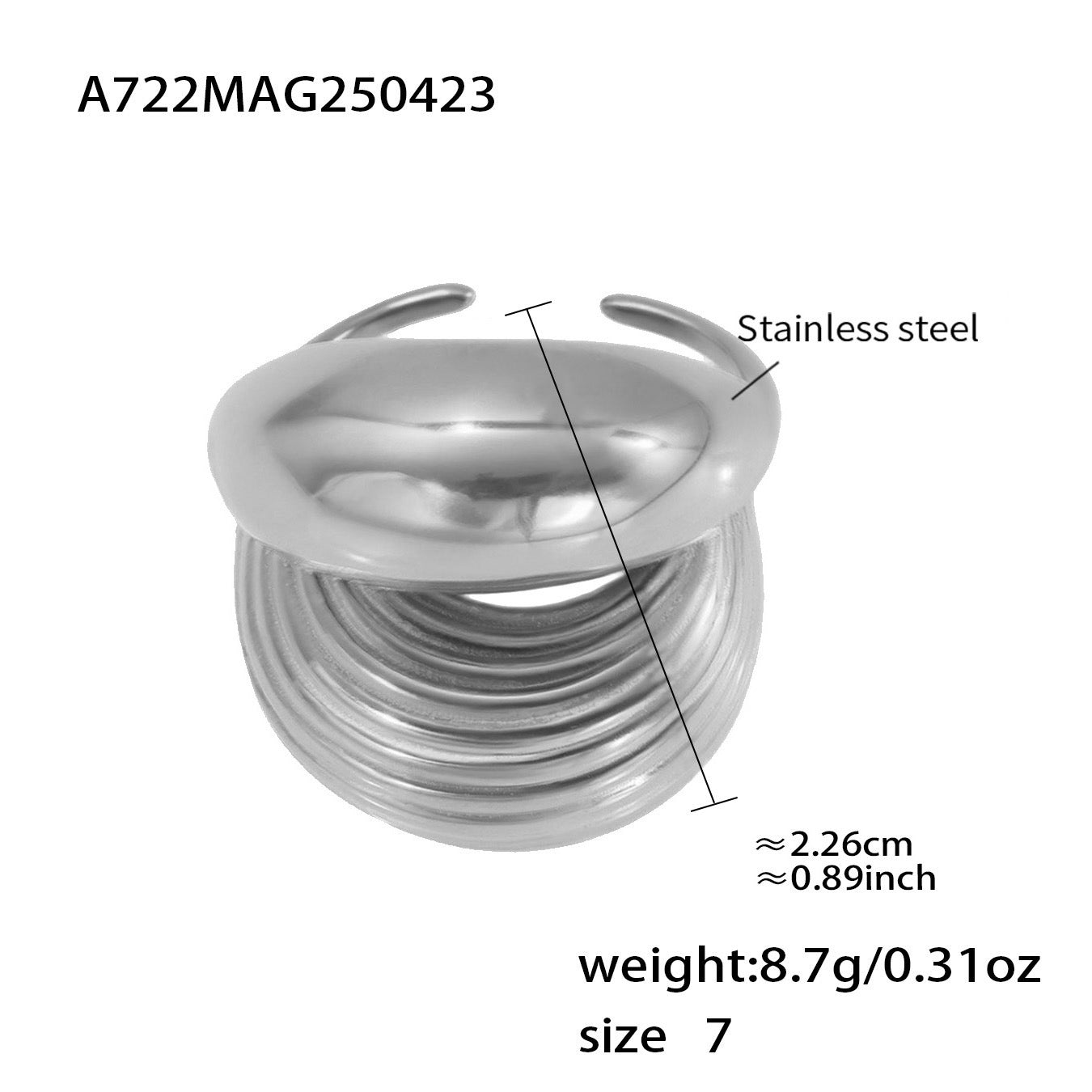 Sexy lips statement rings