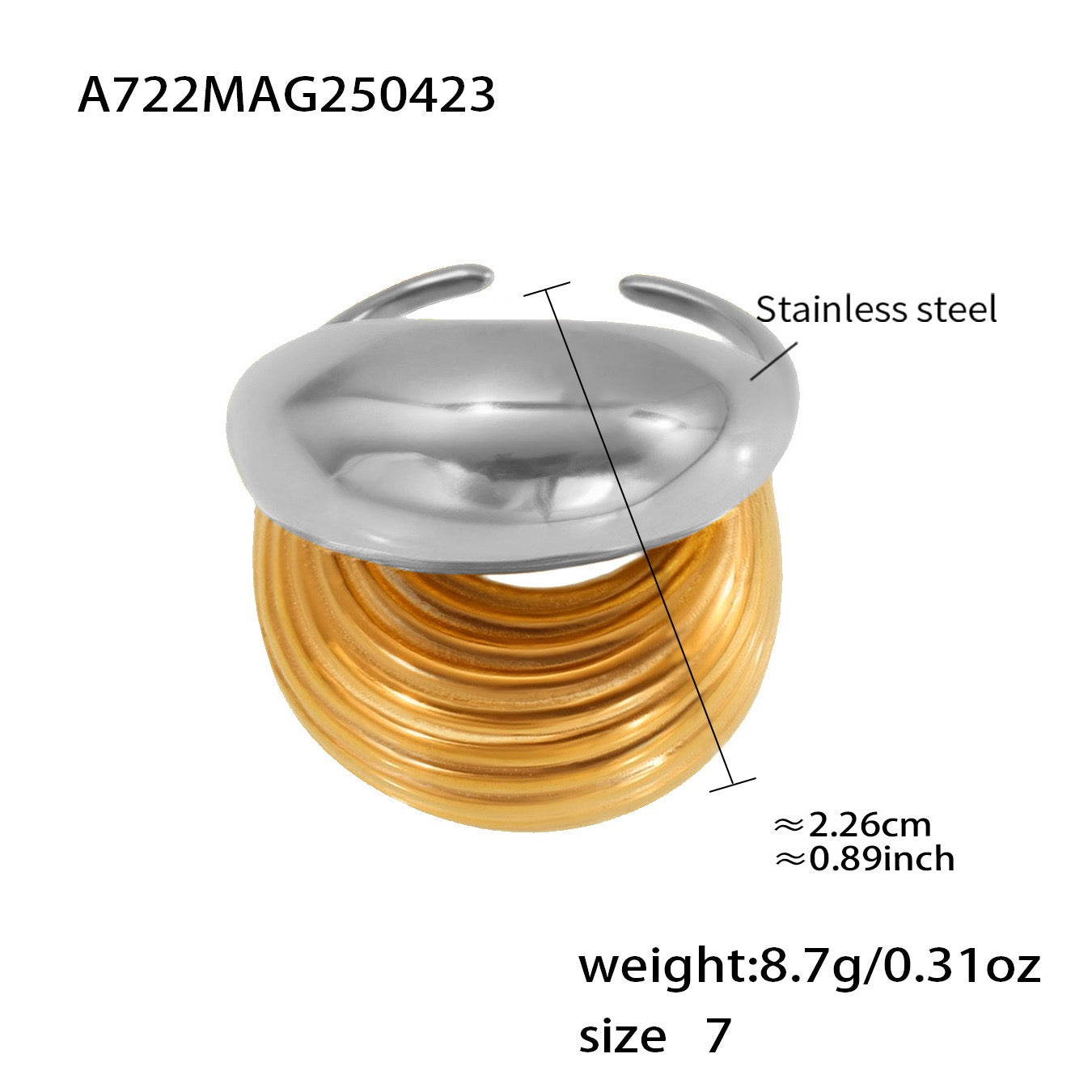 Sexy lips statement rings