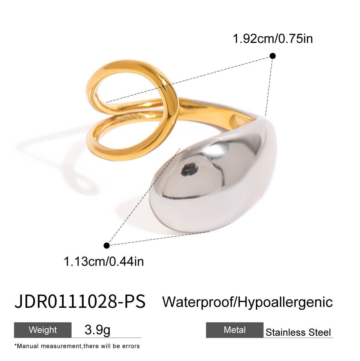 Two tones circular ring