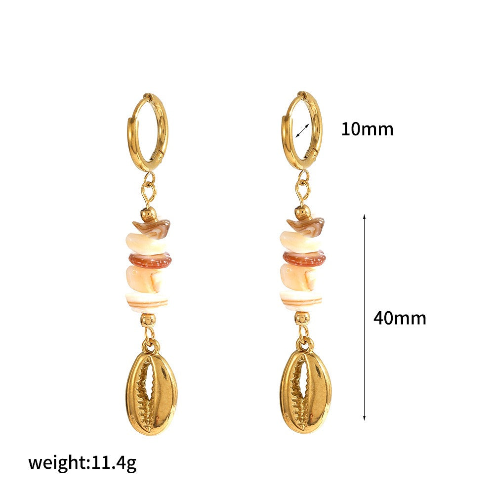 Fuga shell earrings