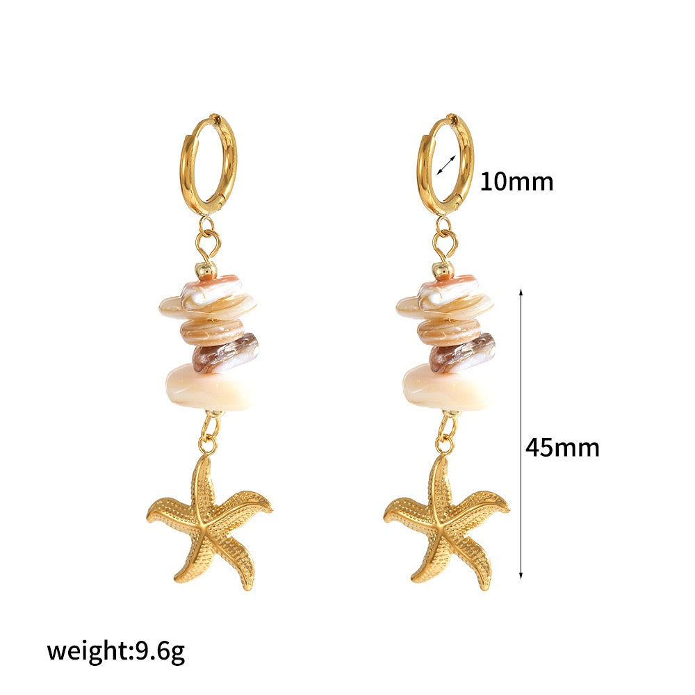 Fuga shell earrings